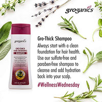 Groganics DHT growthick hair fattening shampoo 236.57ml