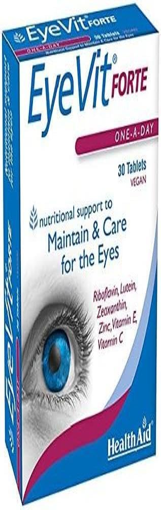 HealthAid Vegan EyeVit Forte Tablets - (Pack of 30 Tablets)