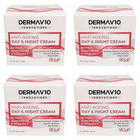 Happy Bees Bundle Derma V10 Innovations Day & Night Cream (4 Pack) Total 200 ml (Retinol, 4 Pack)