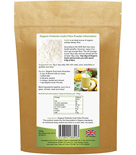 Golden Greens Greens Organic- Organic Inulin - Vegan 250g