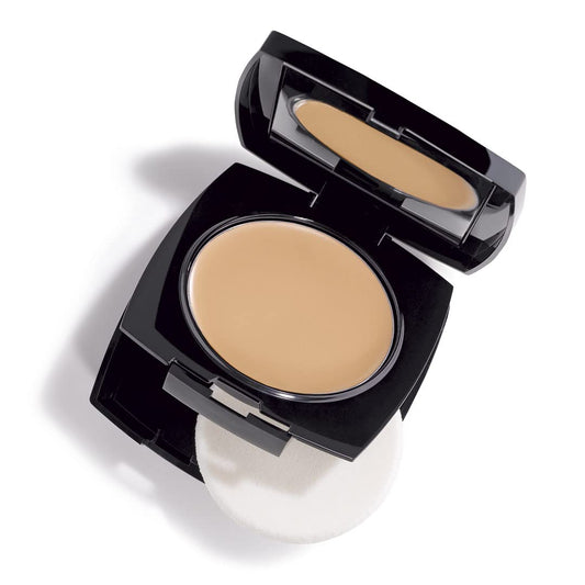 Avon True Flawless Cream To Powder Compact 3-in-1 Concealer, Foundation & Powder Nude - True Blue IQ Colour Technology