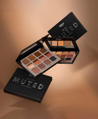 BPerfect Muted Eyeshadow Palette – 35 Neutral & Muted Colour Eyeshadows – 28 Matte & 7 Foiled Shimmer Shades – High Pigment & Blendable Formula – 364g