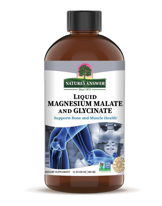Generic Natural's Answer Liquid Magnesium Malate& Glycinate, Non-GMO, Gluten-Free, 480 ml