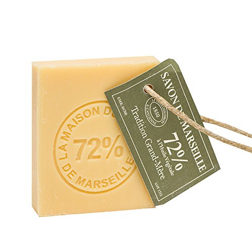 LA MAISON DU SAVON French Soap Slice 150g - 72% Vegetable Oil - Maison du Savon de Marseille