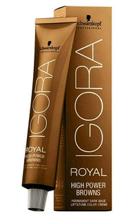 Schwarzkopf SCHWARZKOPF IGORA ROYAL HIGH POWER BROWNS PERMANENT HAIR DYE 60 ml - B-8