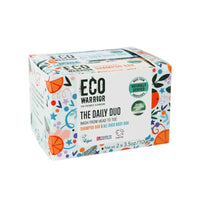 Little Soap Company Eco Warrior Daily Duo Shampoo & Soap Bar Gift Pack - Vegan, Cruelty Free, No SLS or Parabens, Shampoo Bar With Orange & Eucalyptus, Body & Hand Soap Bar with Shea Butter, Eco Friendly Soap, 100g each