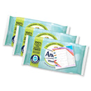 Jaspem Wipe Flushable Fresh with Aloe Vera Washlets | Wet Wipes Gentle Cleansing | Fine to Flush Toilet Tissue | Biodegradable Rapid Disperse | 30 wipes per Pack, Pack of 3 (90)