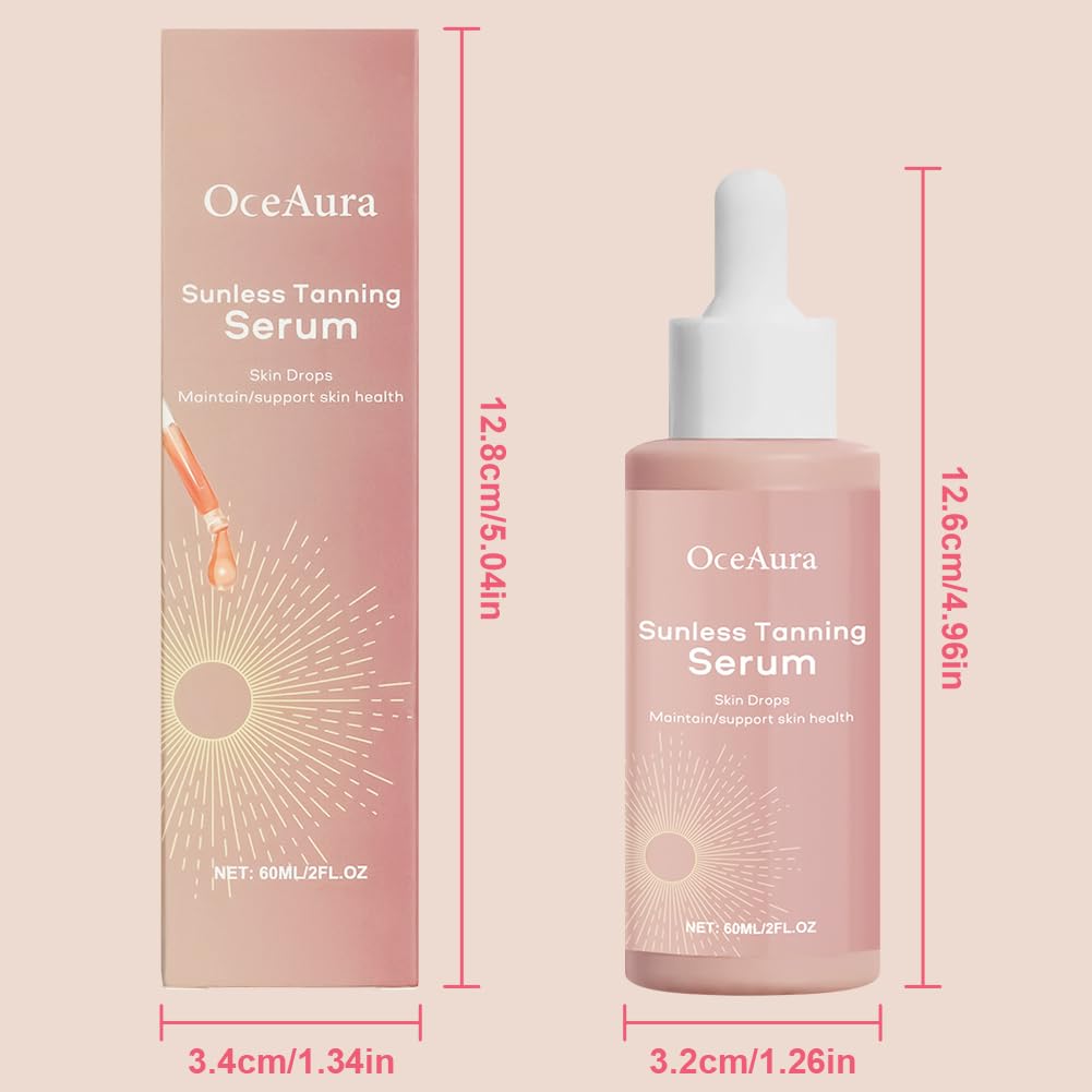 LOPHE 1PCS Tanning Drops, 2025 New Sunless Tanning Drops, No Sun Damage, Naturally Promote Melanin Production, Enhances Natural Skin Tone, Not Drinkable Suitable For All Skin Types