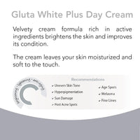 Novaclear Gluta White Plus- Day Cream with Glutathione, Azeloglycine and Vitamin C, for brightened and even toned skin, helps diminish dark spots of various origin. for a lighter, young looking complexion.