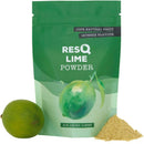 ResQ RESQ - Fine Lime Powder: Natural & Sugar-Free - 90g Powder from 60 Fresh Limes - Sustainable & Preservative-Free (Lime) - Dried slowly to preserve flavour and freshness