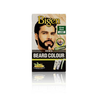 3 x Bigen Men's Beard Colour | No Ammonia Formula with Aloe Extract & Olive Oil | Covers Gray Hair, Leaves No Stains, Long-Lasting Results | 102 Brown Black