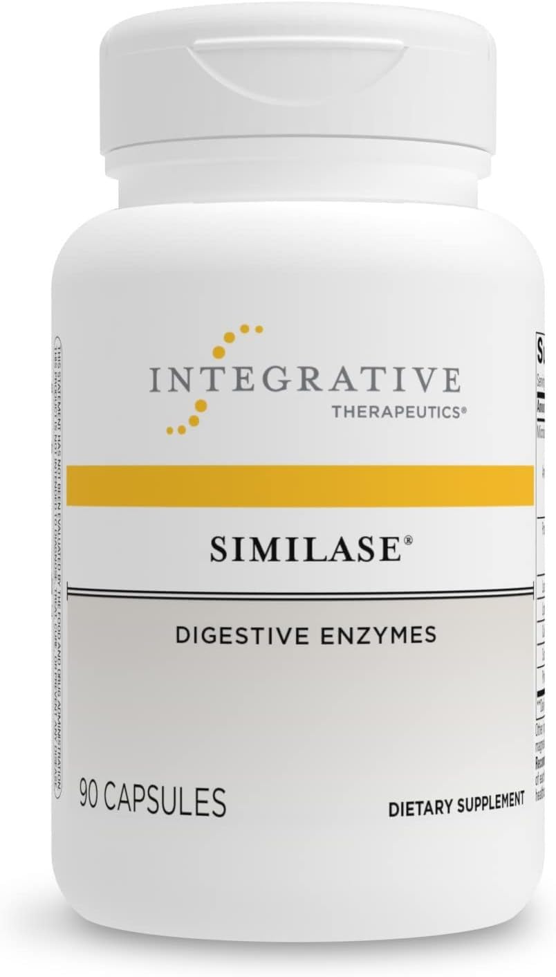 Integrative Therapeutics - Similase - Physician Developed Digestive Enzymes for Women and Men - Vegan - 90 Vegetable Capsules