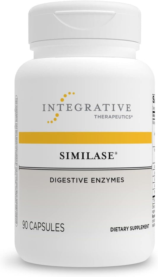 Integrative Therapeutics - Similase - Physician Developed Digestive Enzymes for Women and Men - Vegan - 90 Vegetable Capsules