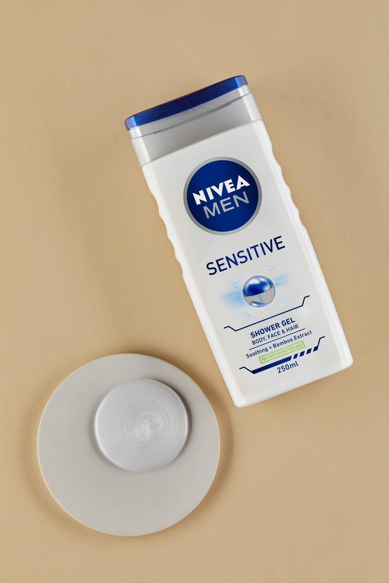 Nivea Men Sensitive Shower Gel, 250ml