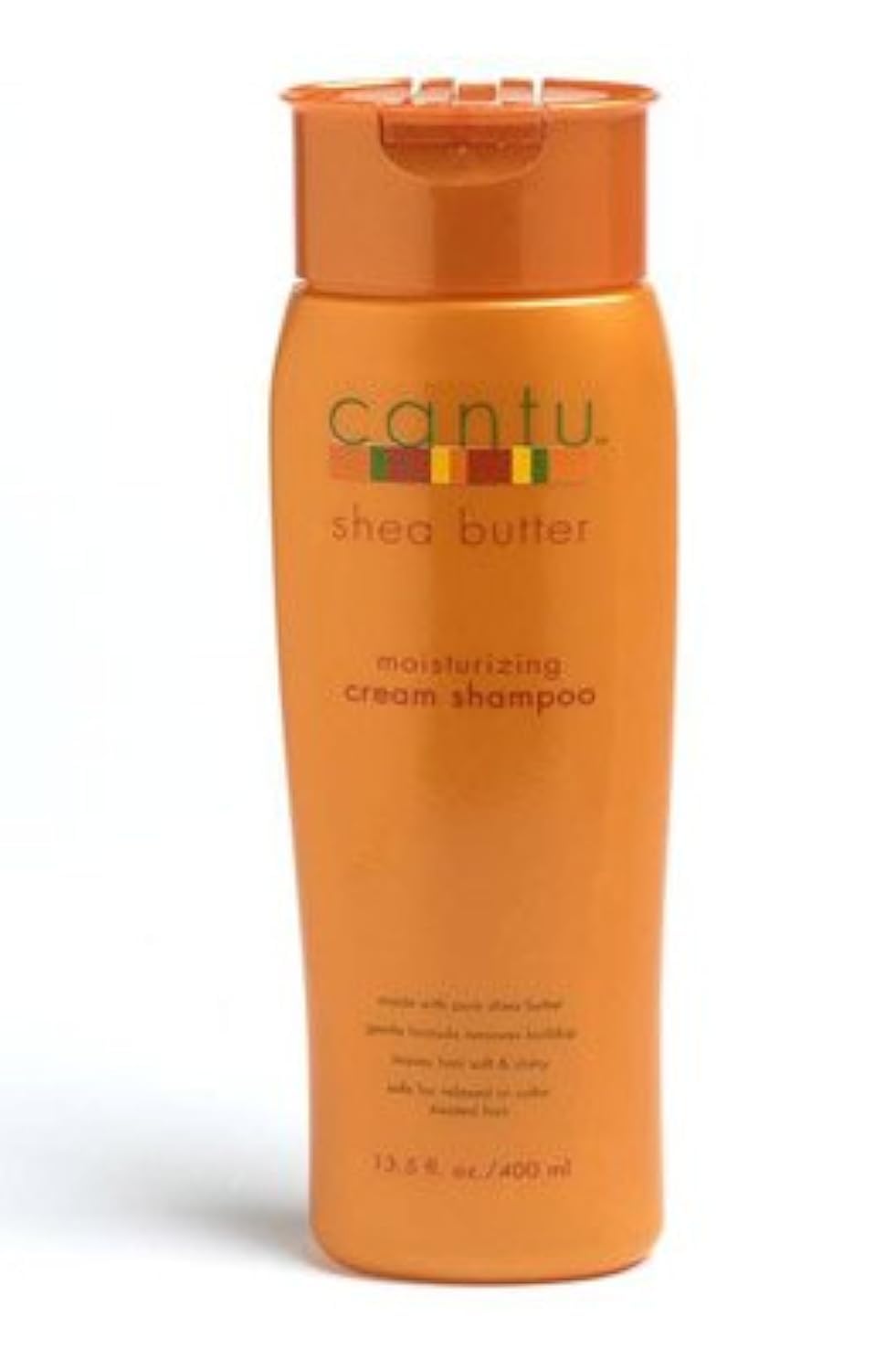 CANTU Cantu Shea Butter Moisturizing Cream Shampoo Made With 100% Pure Shea Butter (Safe For Relaxed,Natural And Coloured Hair 400ml