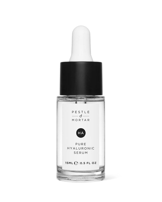 Pestle & Mortar 2% Pure Hyaluronic Acid Serum for face with Vitamin B5, Super-hydrating, Anti ageing, instantly plumps-up the skin, Reduces fine lines and wrinkles, Vegan & Cruelty-Free 15ml