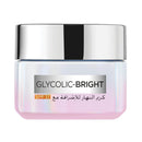 L'Oreal Paris Glycolic Bright Day Cream with SPF 17, 50ml |Skin Brightening Cream with Glycolic Acid that Visbily Minimizes Spots & Reveals Even Toned Skin