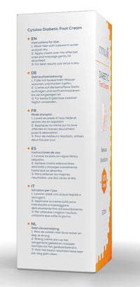 Cytolax Diabetic Foot Cream 200ml | with 10% Urea, Shea Butter, Beeswax | Softens & Moisturises Rough, Hard, Cracked, Callused Feet | Foot Care Cream to Improve Elasticity & Smoothen Skin