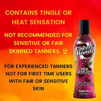 Supre Tan Cherry Bomb Hot Dark Tanning Maximiser with Skin Firming Cherry Extracts 235ml