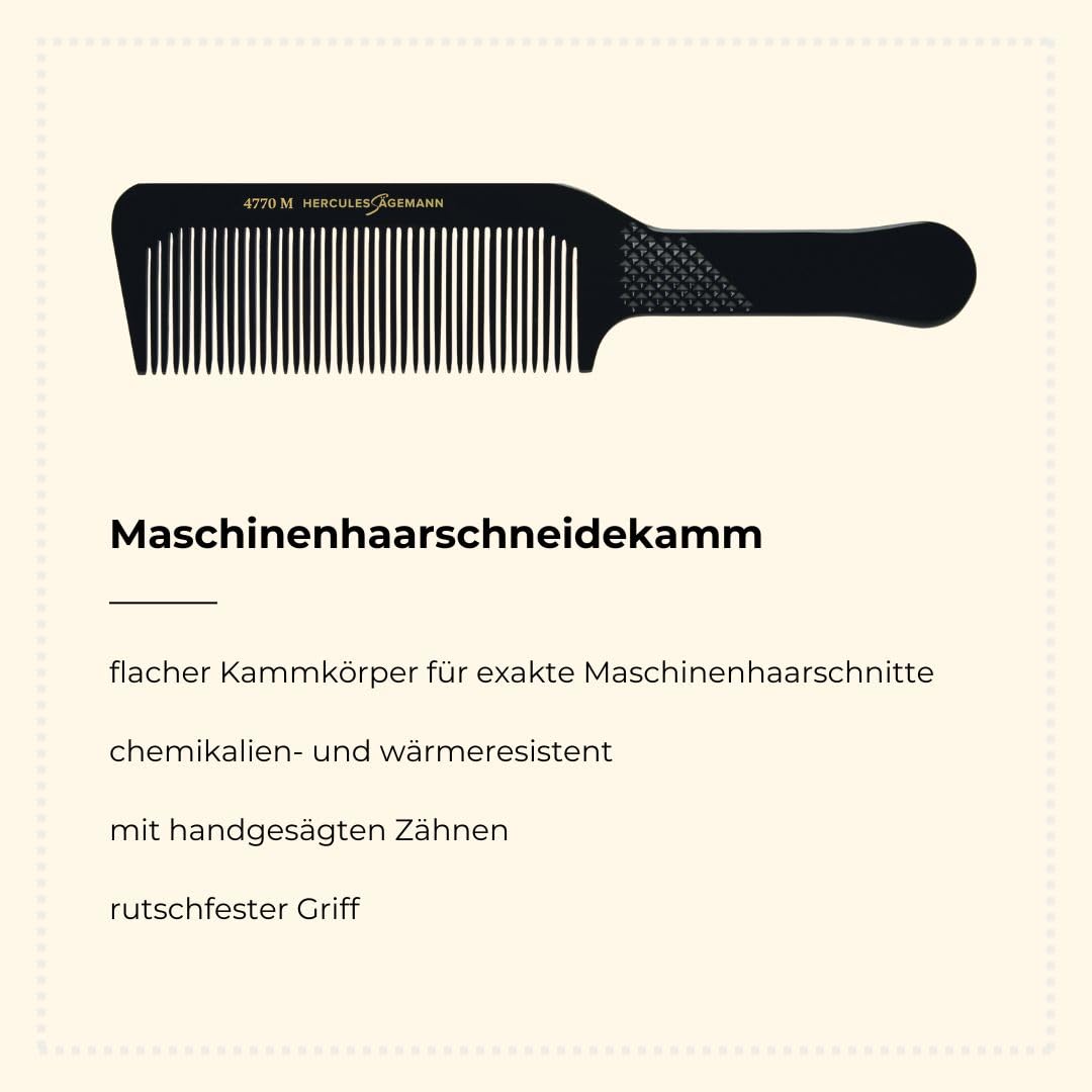 Hercules Sägemann Hercules sagemann Clipper Cutting Comb, Length-24 cm black
