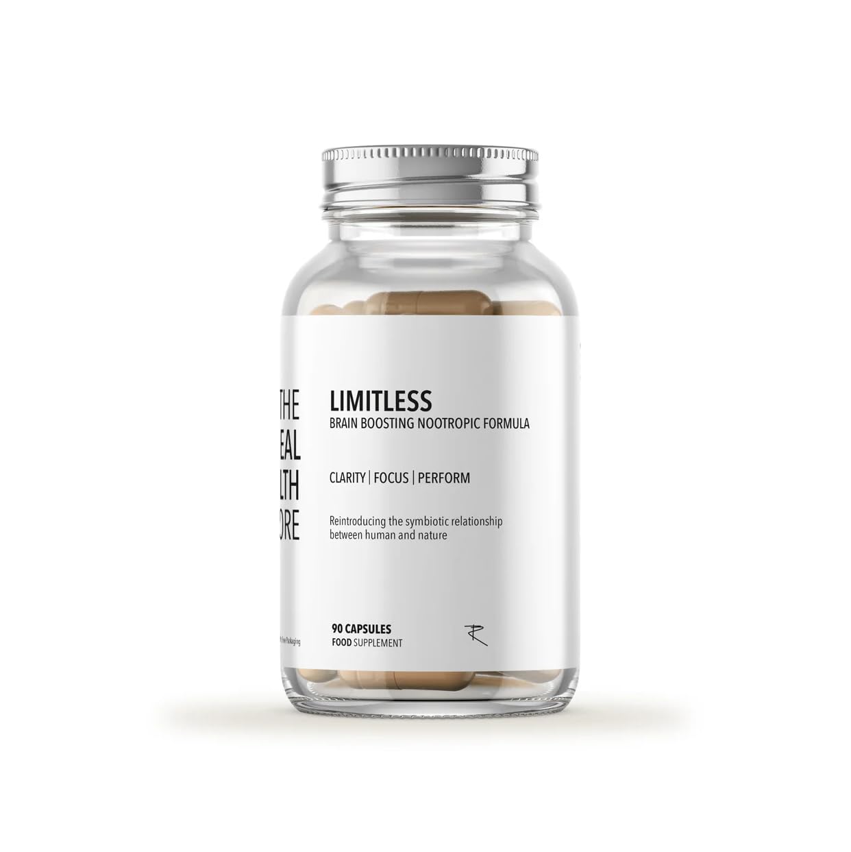 THE REAL HEALTH STORE TRHS Limitless - Brain Boosting Nootropic Formula - 90 Capsules | Enhance Focus, Memory, Clarity & Mental Performance | Supports Brain Health, Mood, Sleep