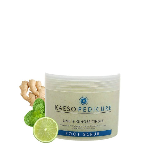 Kaeso Lime and Ginger Tingle Foot Scrub 450 ml