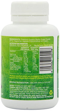 Lifestream Organic Barley Grass Powder (120 Capsules)