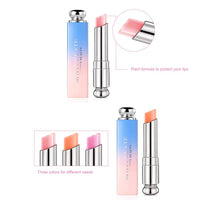 Pack of 3 Crystal Jelly Lipstick, BEEXY Long Lasting Nutritious Lip Balm Lips Moisturizer Magic Temperature Color Change Lipstick