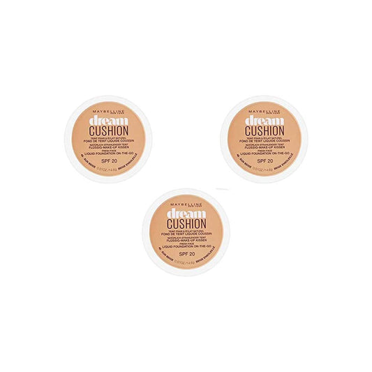 Maybelline New York Foundation dream cushion 48 Sun Beige, Pack of 3