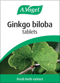 A.Vogel Ginkgo Biloba Tablets | Food Supplement | Extract from Fresh Ginkgo biloba Leaves | Suitable for Vegetarians | 30 Days Supply | 120 Tablets