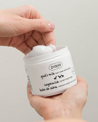 Ziaja Goat's Milk Hair Mask 200ml- Nourishing Deep Conditioner for Dry and Damaged Hair Restorative Hydration and Shine