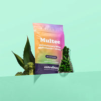 Extracted Multee Natural High Potency Multivitamin - 40 Essential Vitamins & Minerals with Vitamin C, Vitamin D, Vitamin B12, Iodine & Supergreens Blend, 60 Vegan Capsules