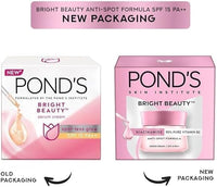 UK Wild Skincare Ponds Bright Beauty Day Cream, SPF 15 PA++, 35 g, Non-Oily Face Moisturizer with Niacinamide