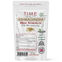 Ashwagandha - 10% Withanolides - HIGH Strength - Maximum Benefits - UK Manufactured - Zero Additives - Pullulan (120 Capsules)