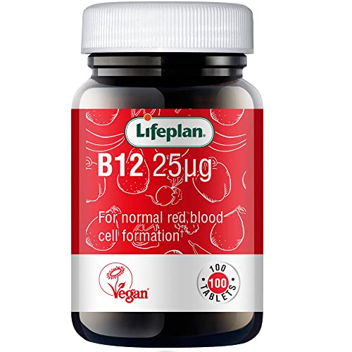 LIFEPLAN Lifeplan Vitamin B12 25 ug 100 Tablets