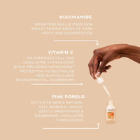 Fade Out PURE GLOW Brightening Serum | Includes Vitamin C, Niacinamide, Pink Pomelo & Vitamin E | Helps Reduce Dark Spots & Hyperpigmentation | Brightens Skin Tone | Minimises Pores | 30 ml