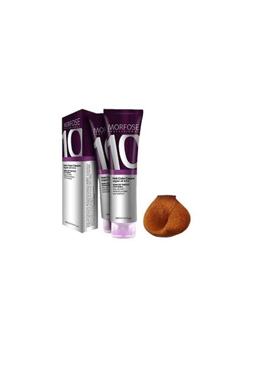 Morfose 10 Professional Hair Colour Cream 100 ml, No. 8.44 Light Intense Copper