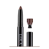 Lola Make Up by Perse Eyeshadow Stick with Sharpener 24H Long Lasting Sweat Proof Eyeliner, Vegan and Cruelty-Free Eye Makeup Cosmetic for All Skin Types, Dazzling Bronze (02)