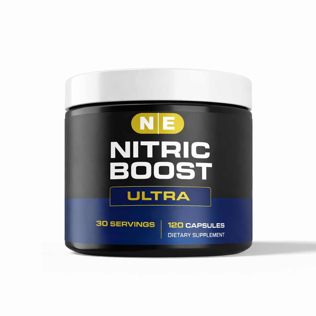 N E Nitric Boost Ultra Male Performance, 30 Servings, Food Supplement optimised for Men, 2500mg per Serving