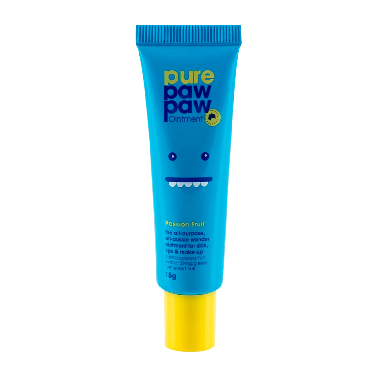 Pure Paw Paw Ointment Pure Paw Paw Australian Ointment with Passion Fruit to Smooth and Soothe, Suitable For Lips, All Skin Types and Makeup 15g