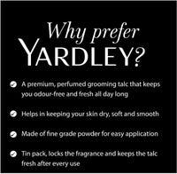 DMG Select 2 x 100gm Yardley London Gold Deodorizing Talcum Powder for Men