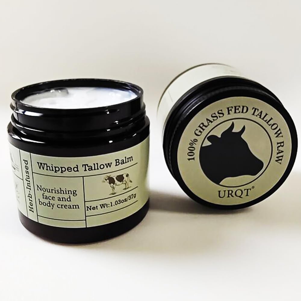 Organic Grass Fed Tallow Balm - Deeply Nourishing for Face & Body Tallow Cream, Moisturizing Skin Care Cream for Dry Skin