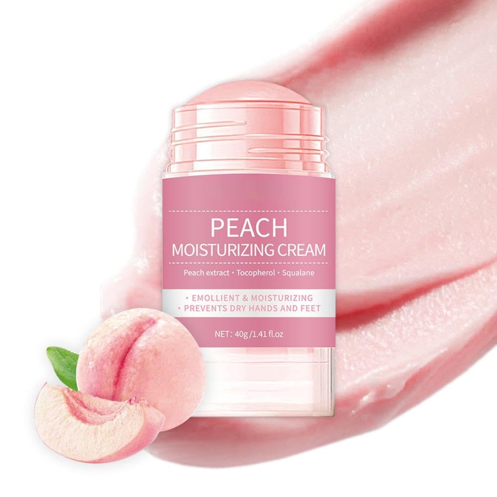 ZoeyShine Peach Foot Cream for Cracked Heels and Dry Skin, Cracked Heel Cream, Skin Care Hands & Feet, Fast Absorbing Non-Greasy Formula with Moisturizing Ingredients