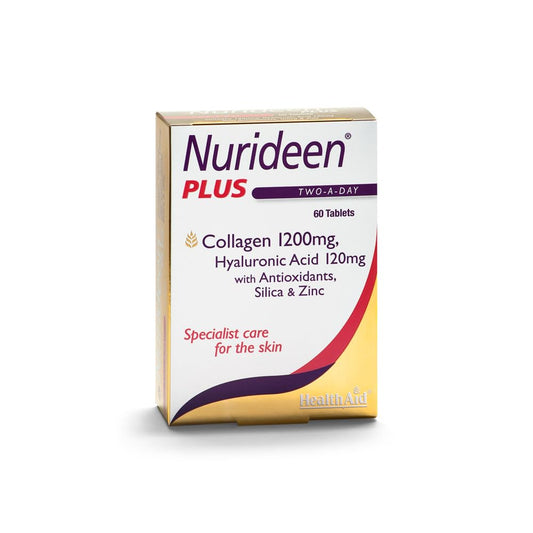 HealthAid Nurideen Plus (Promote Healthy Skin, Hair and Nails) 60 Tablets, Pack of 1