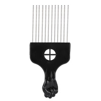 Anself *s 3Pcs Afro Combs, Professional Metal African American Hair Comb for Hairdressing Styling Tool
