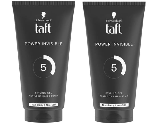 TAFT Schwarzkopf Taft Gel Power Invisible not stick Hold 5-150ml x 2 Gel