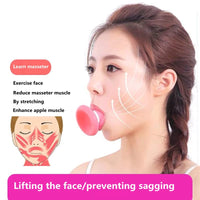 SURORAIN Face Exerciser, Jaw Exerciser, V-Shape Facial Yoga for Skin Face Lifting Tighten Firm, Double Chin Breathing Exercise Device Jaw Face Slimming Tool for Women and Men