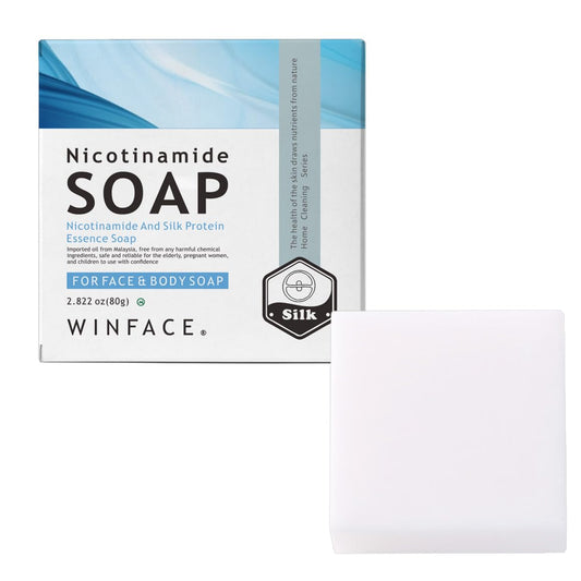 Niacinamide Silk Goat Milk Soap, strong goat milk aroma, Skin cleansing, facial cleansing, exfoliating soap, hand washing, bath soap, Travel Essentials Day Gift, Thick Foam-2.822 oz each