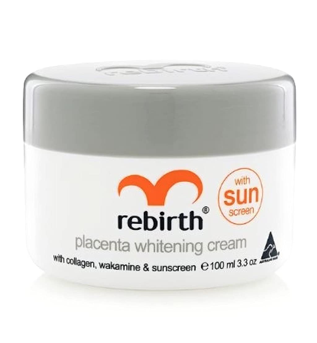 Rebirth Placenta Whitening Cream with Wakamine, Collagen & Sunscreen 100ml
