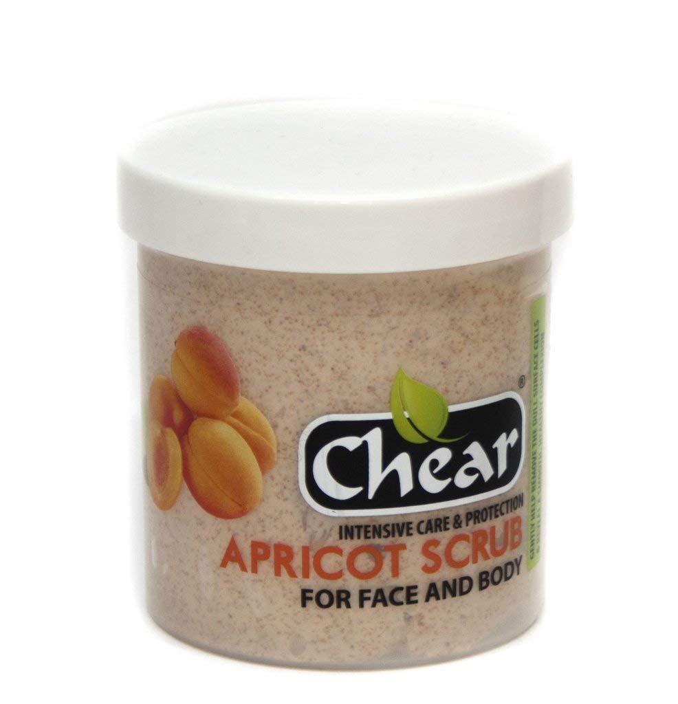 Chear Apricot Scrub Cream 16oz 454g - For face & body